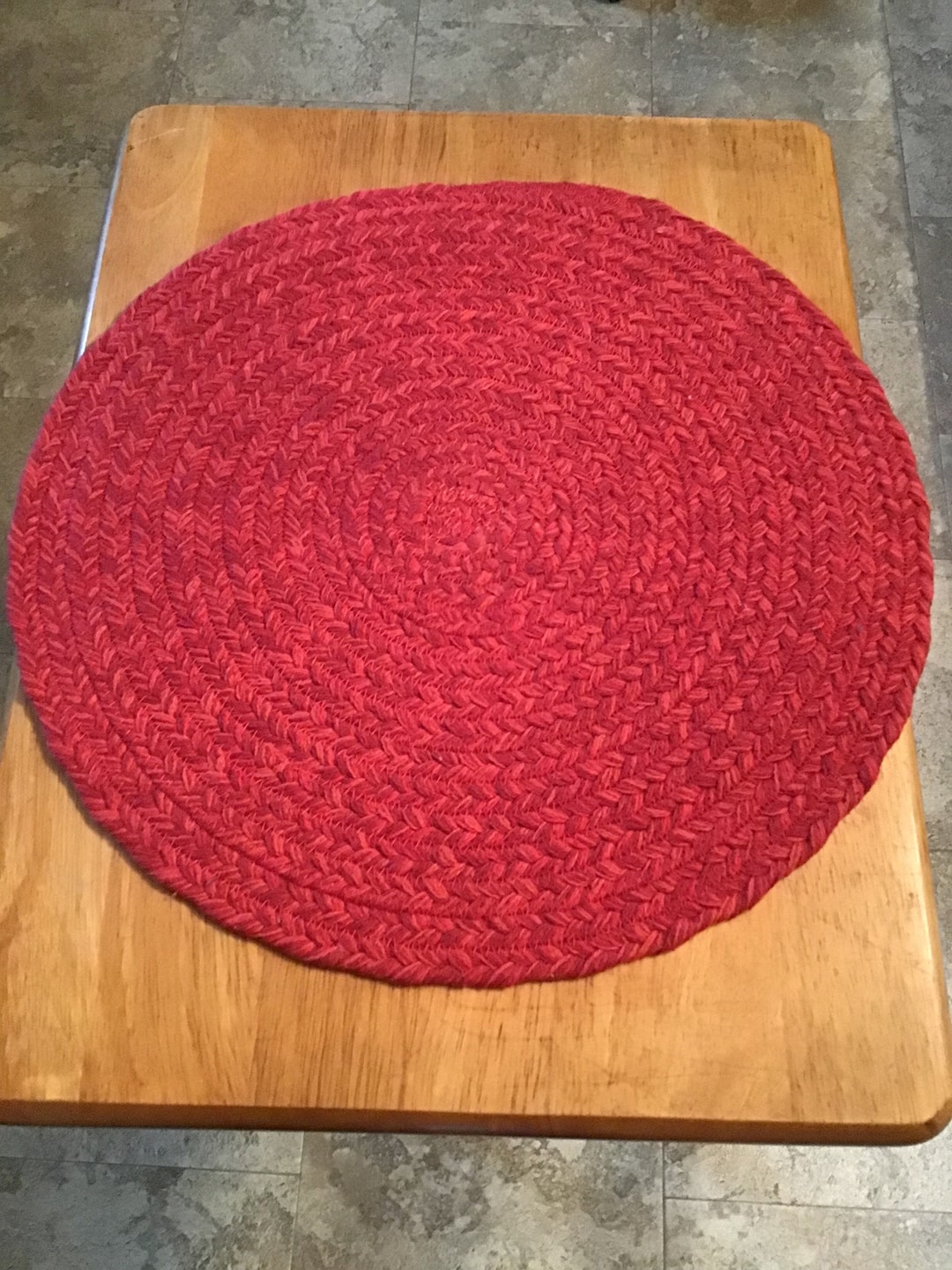 Woven Round Placemat Etsy