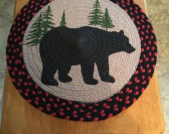 Braided Cotton Round  Placemat