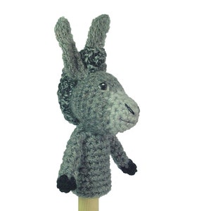 Donkey Finger Puppet crochet PATTERN