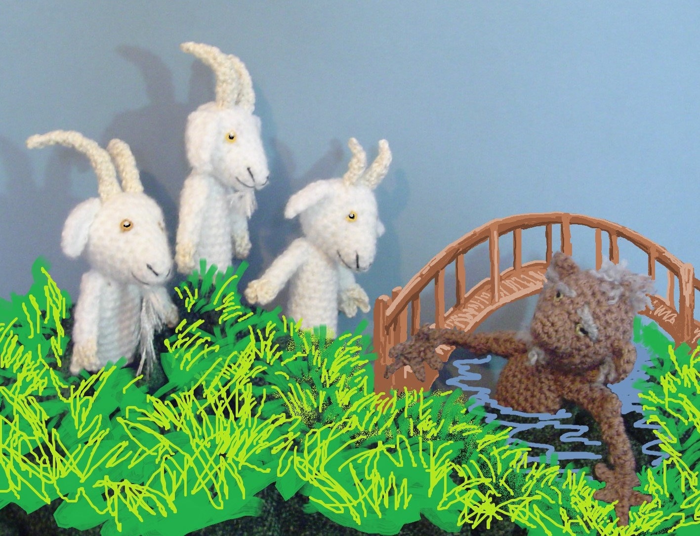37 Goat Crochet Patterns to Stitch: Farm Animals, Amigurumi, and Whimsical Goats 33 Billy Goats Gruff Crochet
