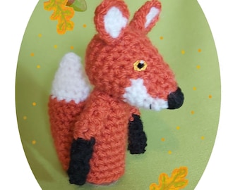 Fox Finger Puppet crochet PATTERN