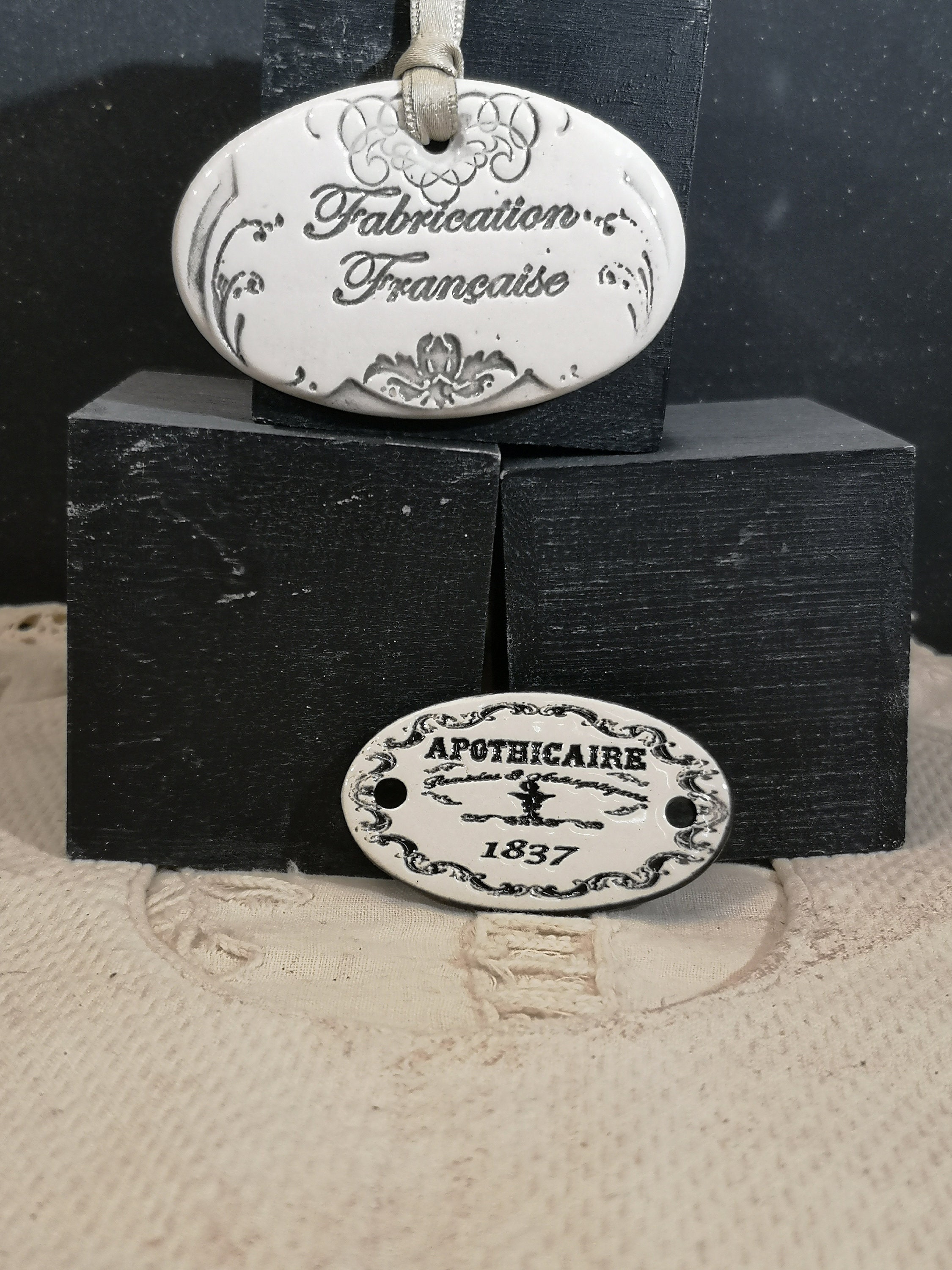 Ovale Céramique Apothicaire