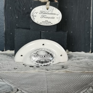 Poignée coquille pour cuisine Laundry Room ovale noir dentelé