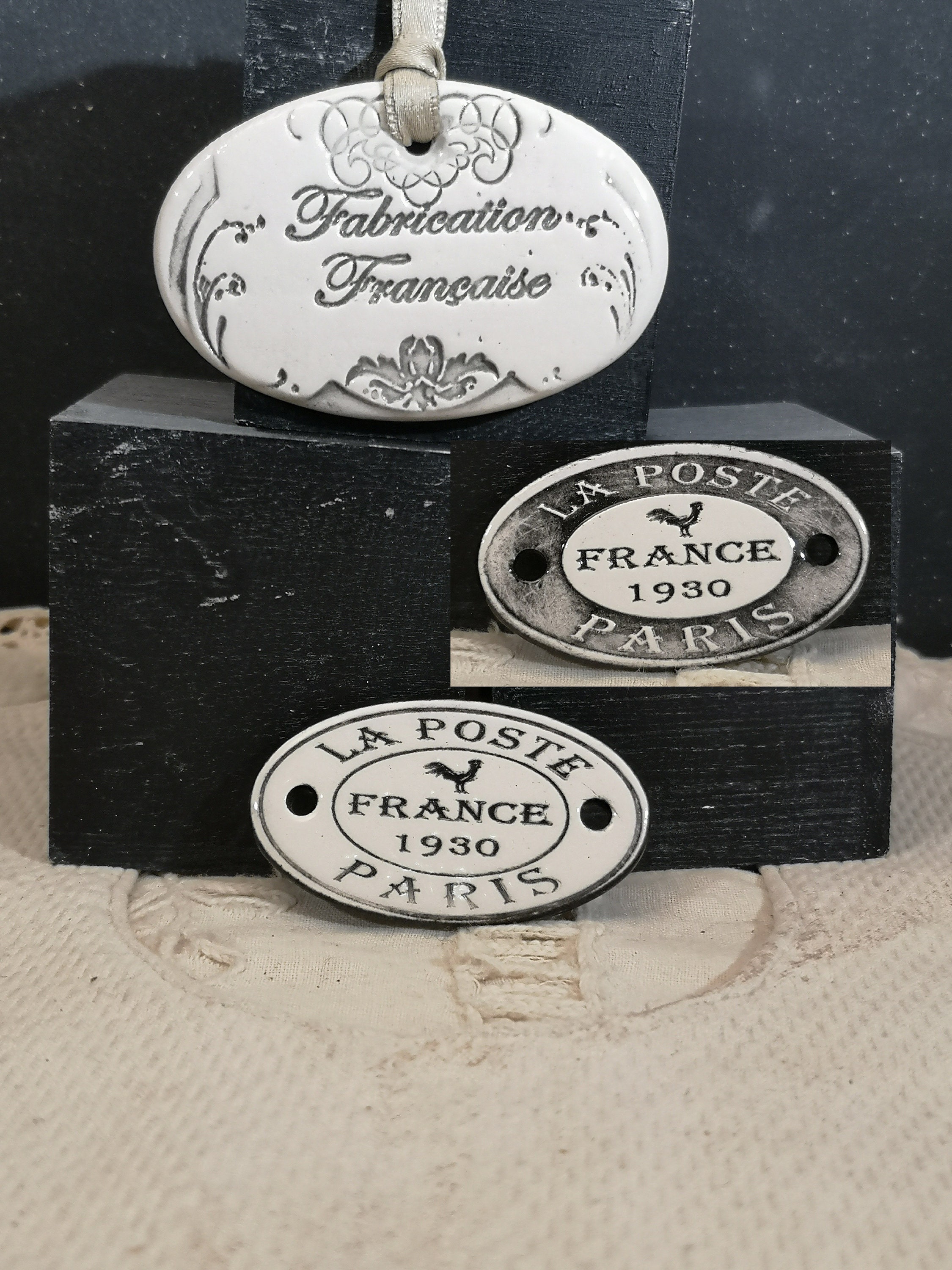 Ovale Publicitaire Émaillé La Poste