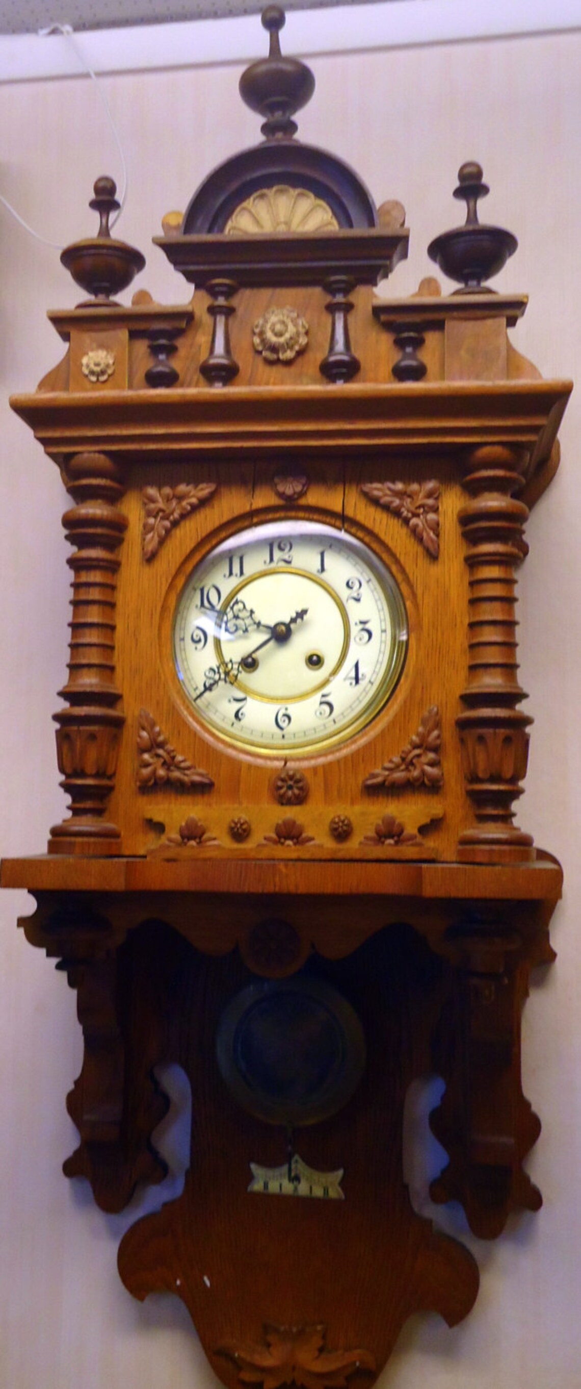 Vintage German 1925 Wall Clock Etsy