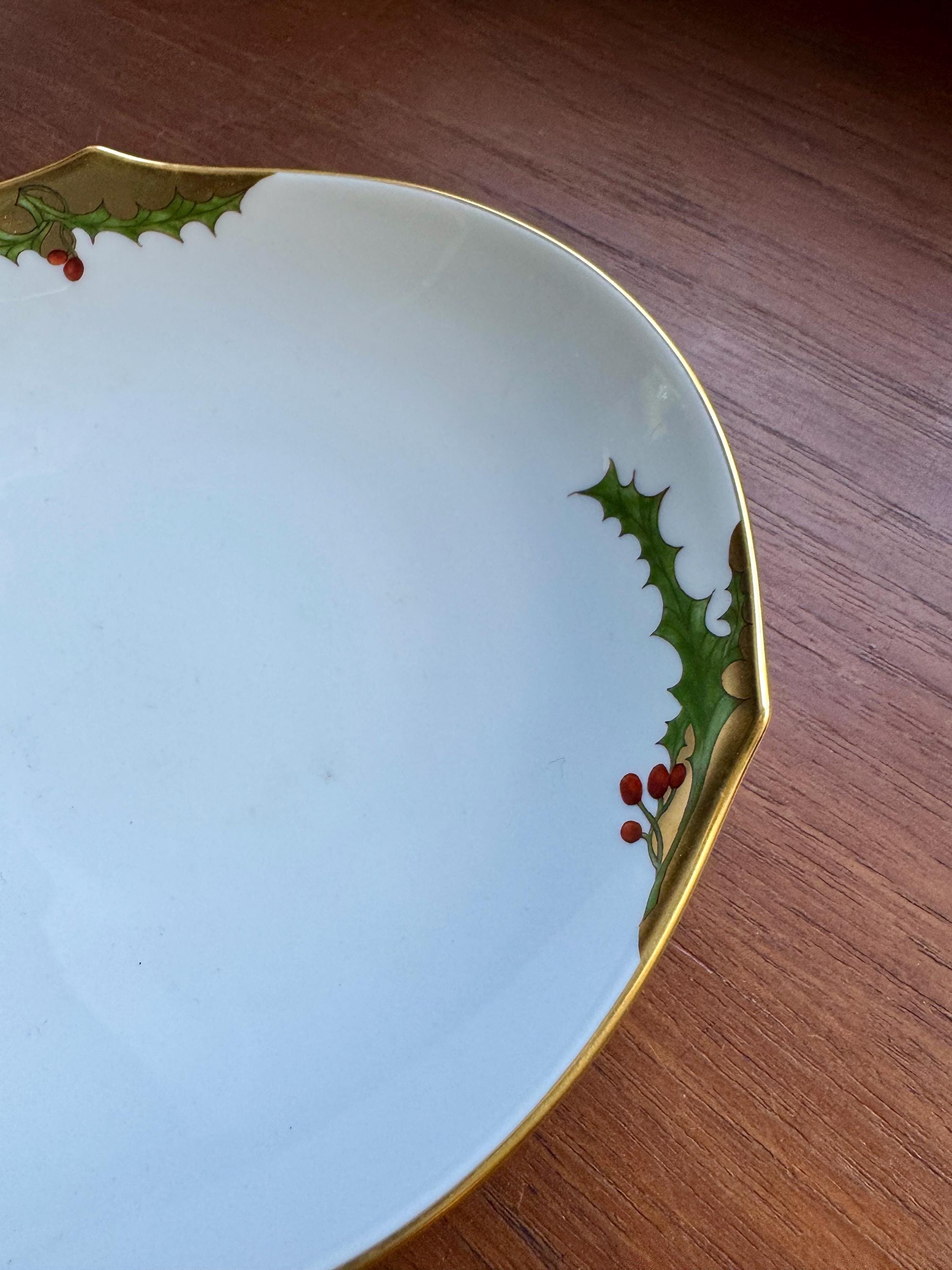 SCHALE/UNTERTASSE Wellenspiel Pur *STECHPALME* Meissen Porzellan - Neu in  OvP! Golddekor! - Etsy.de
