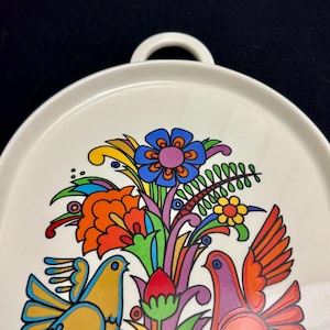 FUENTE DE SERVICIO/PLATO grande - 36 cm de largo - Villeroy & Boch Acapulco - Cerámica años 70
