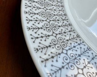 DINNER PLATE/PLATE Ø 25 cm - COMPOSITION Secunda grey - Tapio Wirkkala / Rosenthal