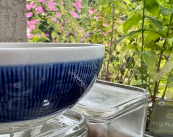 DESSERT BOWL + EGG CUP - KOKA blue Rörstrand / Sweden Vintage