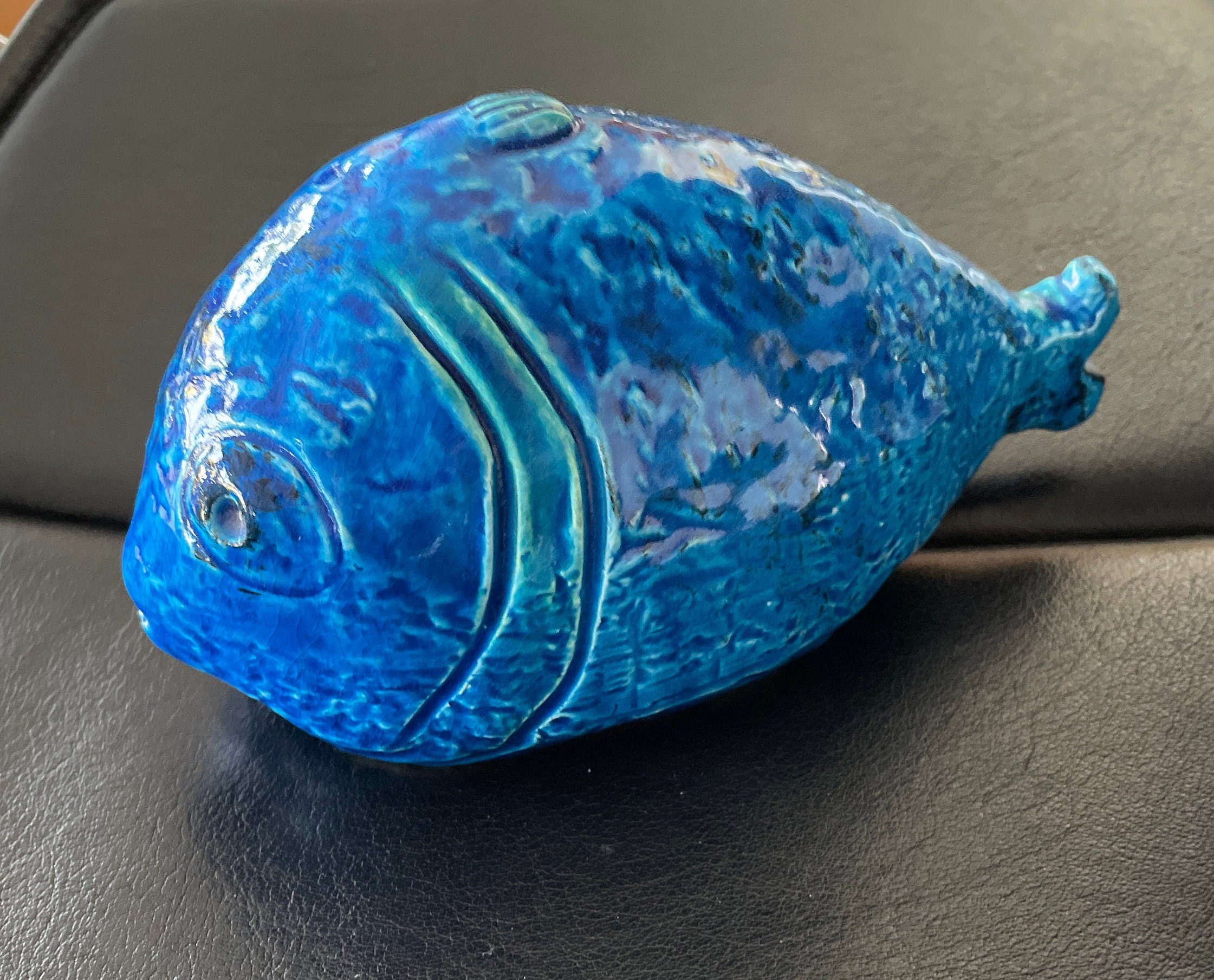 Bitossi Fish Figurine Rimini Blue Aldo Londi Art Ceramics Italy - Etsy