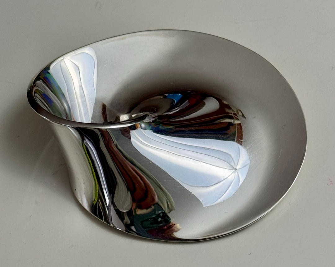 BROOCH *möbius* Torun * #374 - Georg Jensen - Silver * LARGE&COOL