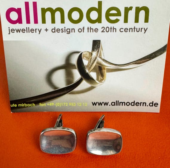 CUFFLINKS #20 *bent Knudsen* Sterling Silver - HANDMADE CUFFLINKS #20 *bent Knudsen* Sterling Silver - HANDMADE