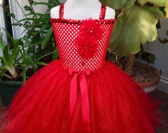HALF PRICE - Sparkly red dress