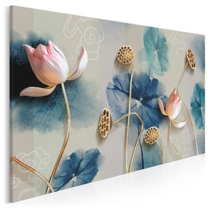 Canvas Print flowers tulips artistic image 4