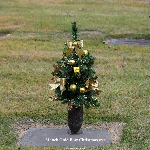 Solar Cemetery Christmas Tree Etsy
