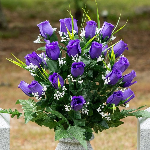 Pink Wildflower Mix Cemetery Flowers for Vase Mothers Day Etsy