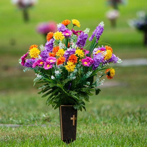 Pink Wildflower Mix Cemetery Flowers for Vase Mothers Day Etsy