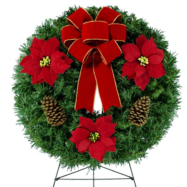 Grave Wreath Stand Etsy