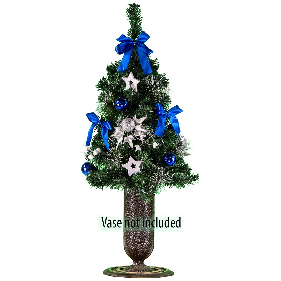 24 Inch Tall Artificial Christmas Tree for Cemetery Vase Etsy