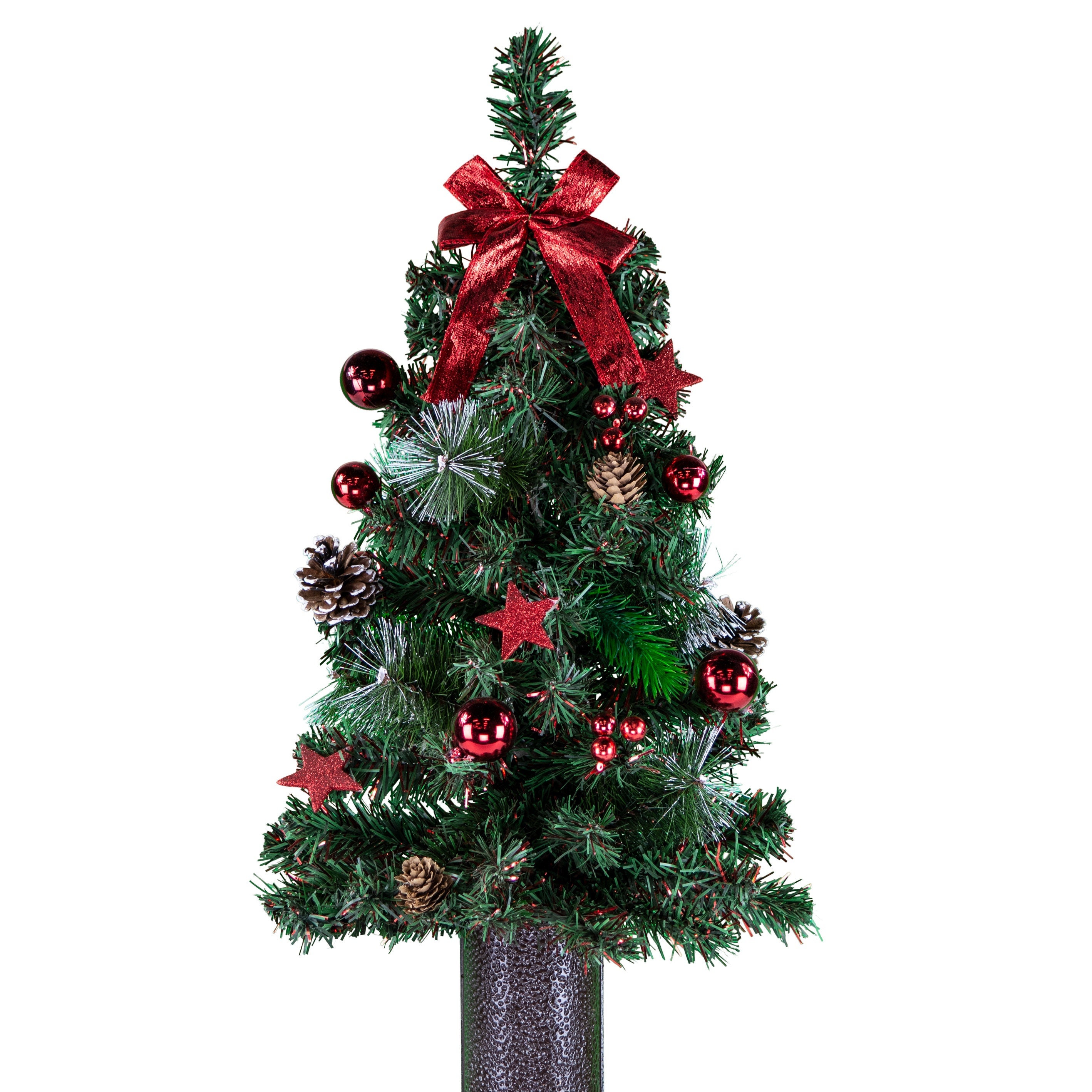 24 Inch Tall Artificial Christmas Tree for Cemetery Vase Etsy