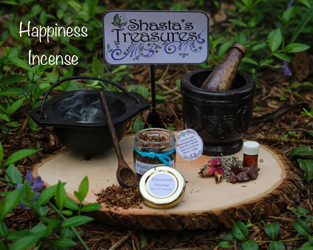 Happiness Incense, Natural Incense, Resin Incense, Ceremonial Herbal