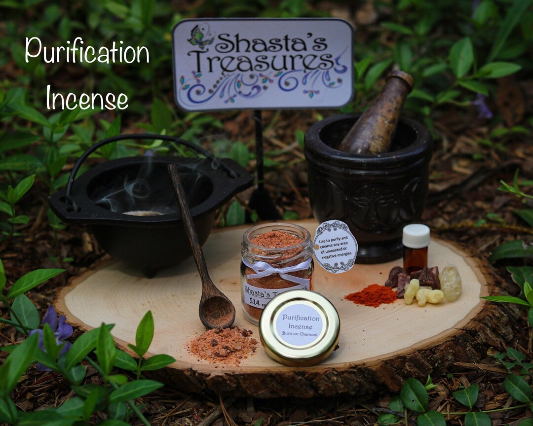 Purification Incense, Cleansing, Natural Incense, Resin Incense