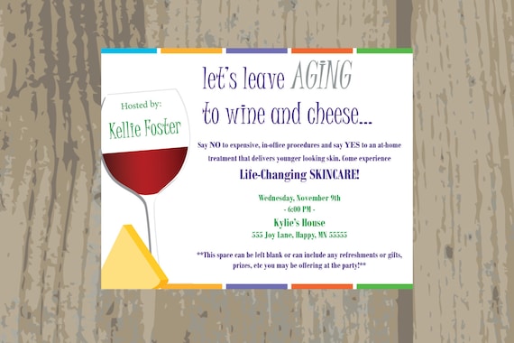 rodan and fields launch party invitation rodan fields wine etsy launch party invitation