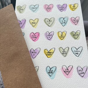 Carte de Voeux - Coeurs de Saint-Valentin