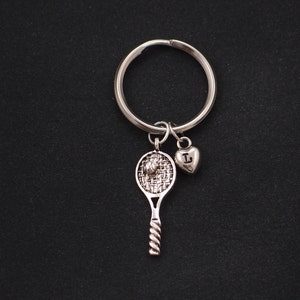 TENNIS RACKET Keychain tennis racquet keychain tennis team | Etsy