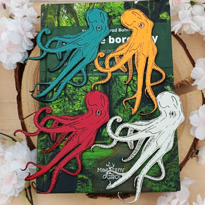 Octopus Bookmark - Etsy