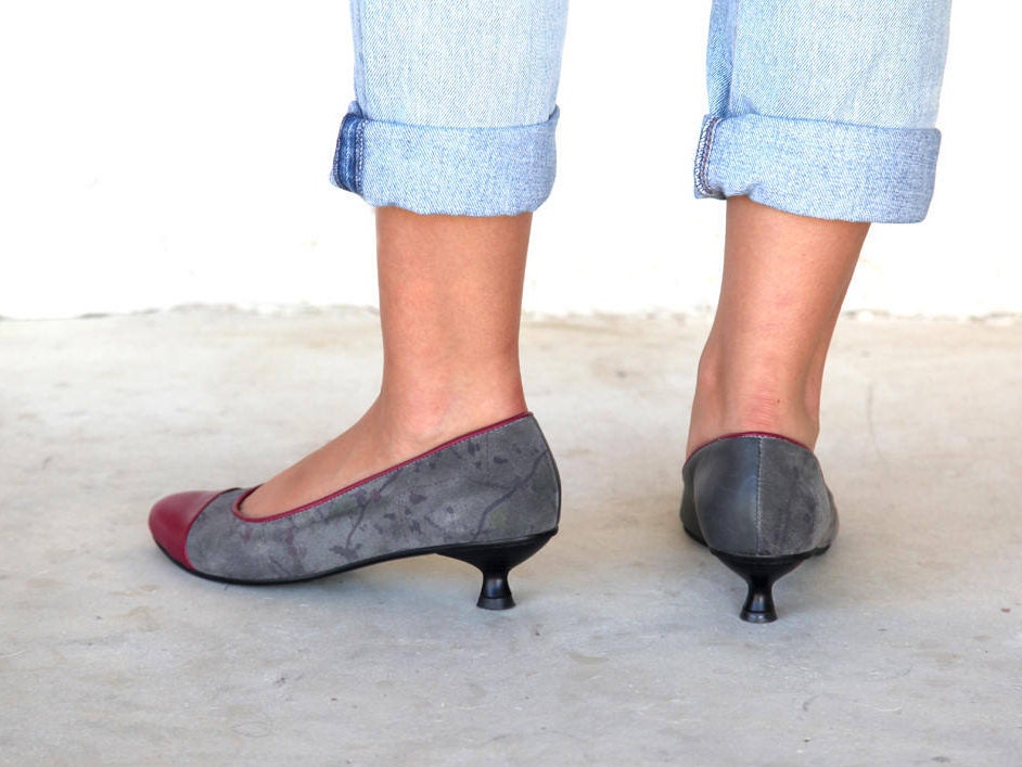 gray shoes women's heels