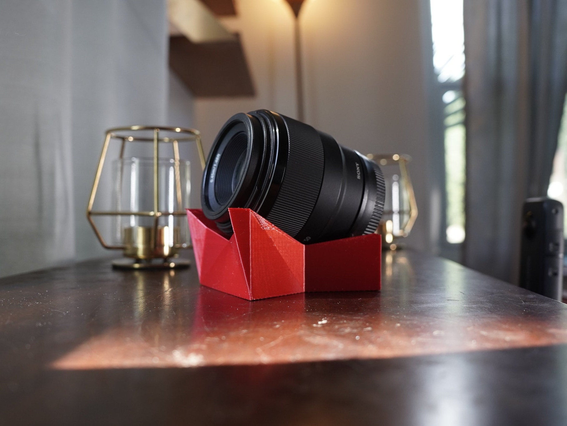 Shiny Red Camera Lens Display Stand DSLR Lens Display Stand Etsy