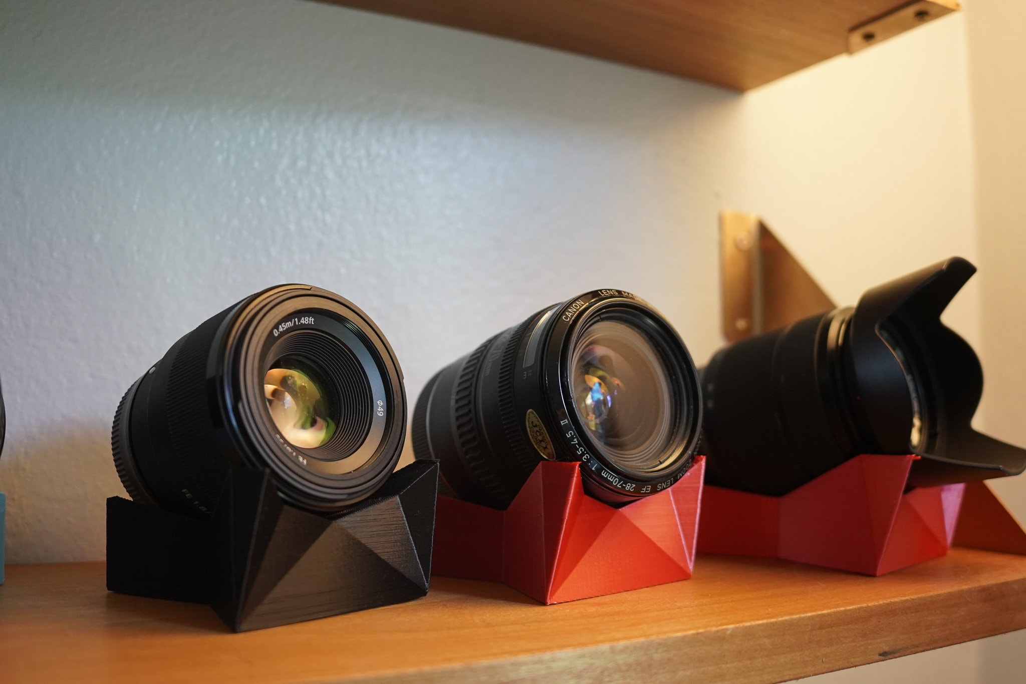 Shiny Red Camera Lens Display Stand DSLR Lens Display Stand Etsy