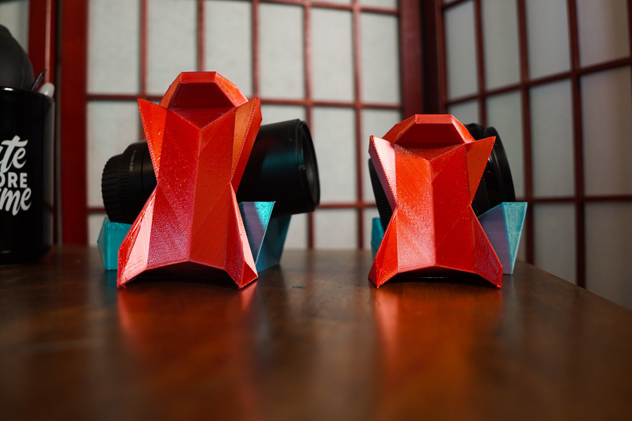 Shiny Red Camera Lens Display Stand DSLR Lens Display Stand Etsy