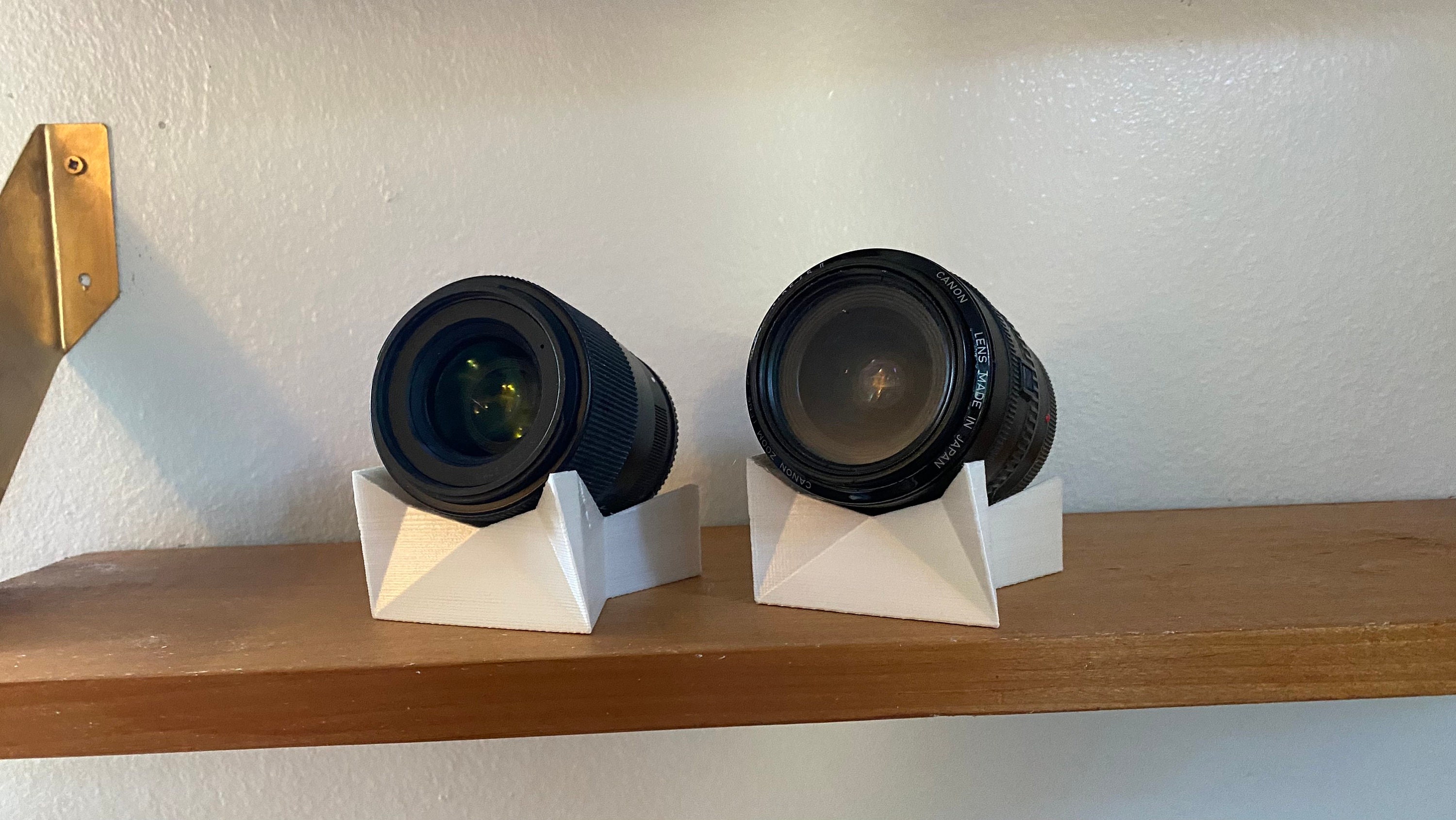 Shiny White Camera Lens Display Stand DSLR Lens Display Etsy