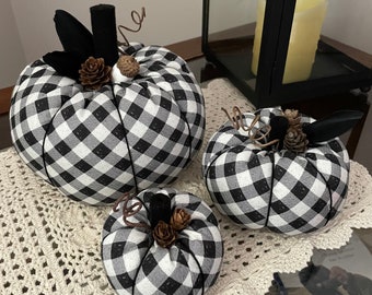 Fabric Pumpkins, Fall Pumpkins, Farmhouse