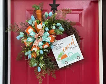 Easter Wreath, Spring Wreath, Farmhouse