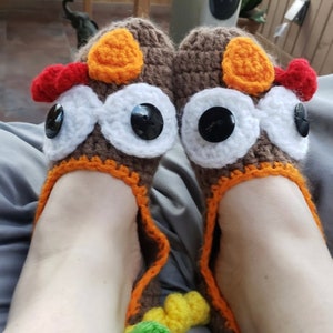 Turkey Slippers For Women, Thanksgiving Slippers image 4