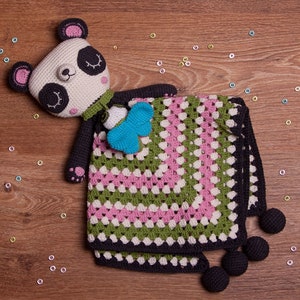 PATTERN - Panda Lovey- crochet amigurumi pattern, pdf, instant download