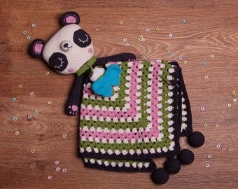 PATTERN - Panda Lovey- crochet amigurumi pattern, pdf, instant download