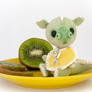PATTERN Miniature Crochet Dragon Amigurumi Toy baby dragon OOAK image 9
