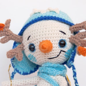 PATTERN Snowman Lu crochet pattern, amigurumi pattern, pdf image 3