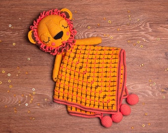 PATTERN - Lionet Lovey- crochet amigurumi pattern, pdf, instant download