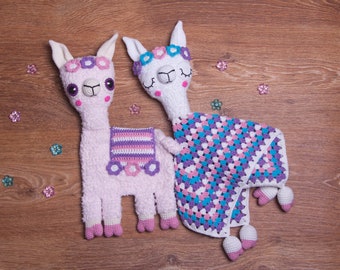 SET PATTERN -  Llama Ragdoll & Llama Lovey- crochet pattern, amigurumi pattern, pdf