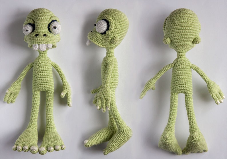 PATTERN Zombie boy crochet pattern, amigurumi pattern, pdf image 3