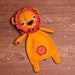 PATTERN - Lionel Ragdoll - crochet pattern, amigurumi pattern, pdf, - Instant Download - Lion Cuddler - Blankie Baby Blanket 