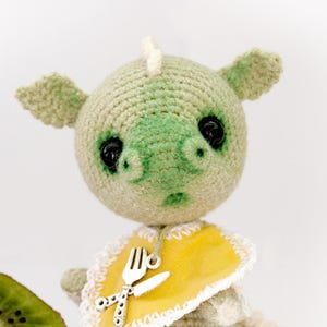PATTERN Miniature Crochet Dragon Amigurumi Toy baby dragon OOAK image 8