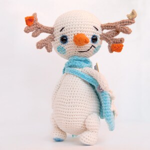 PATTERN Snowman Lu crochet pattern, amigurumi pattern, pdf image 4