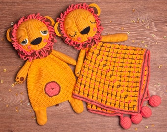 SET PATTERN - Lionet Lovey & Lionet Ragdoll - crochet amigurumi pattern, pdf, instant download