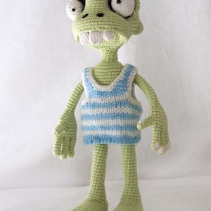 PATTERN Zombie boy crochet pattern, amigurumi pattern, pdf image 5